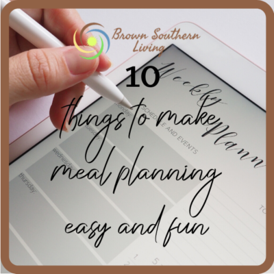 things to make meal planning easy and fun