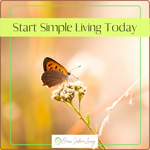 Start Simple Living today